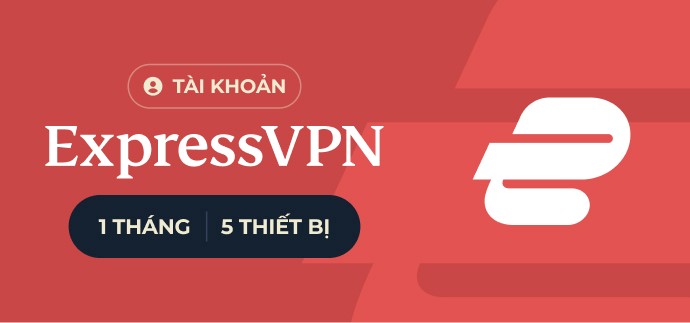 ExpressVPN - 1 Tháng 8 Thiết Bị