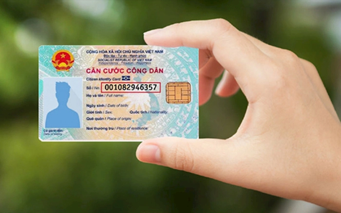 Bộ phôi CCCD kèm ảnh người dùng thật